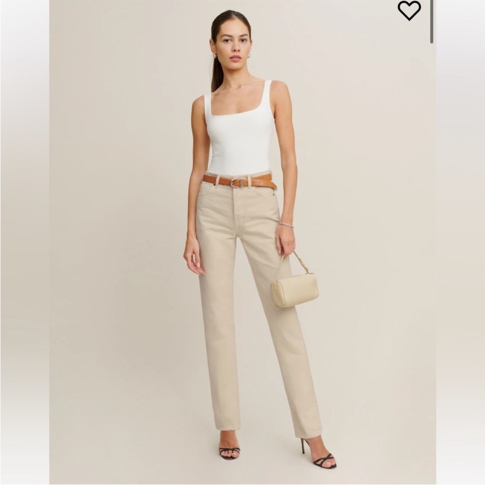 Reformation Cynthia Straight-Leg Jeans